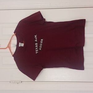 League Texas A&M Aggies Top Maroon/Burgundy Blouse